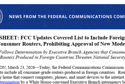 FCC Router Bans, Unbans, and the Latest Updates